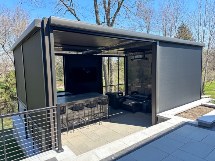 Get custom MagnaTrack motorized screens in Fort Wayne, IN from certified installers.